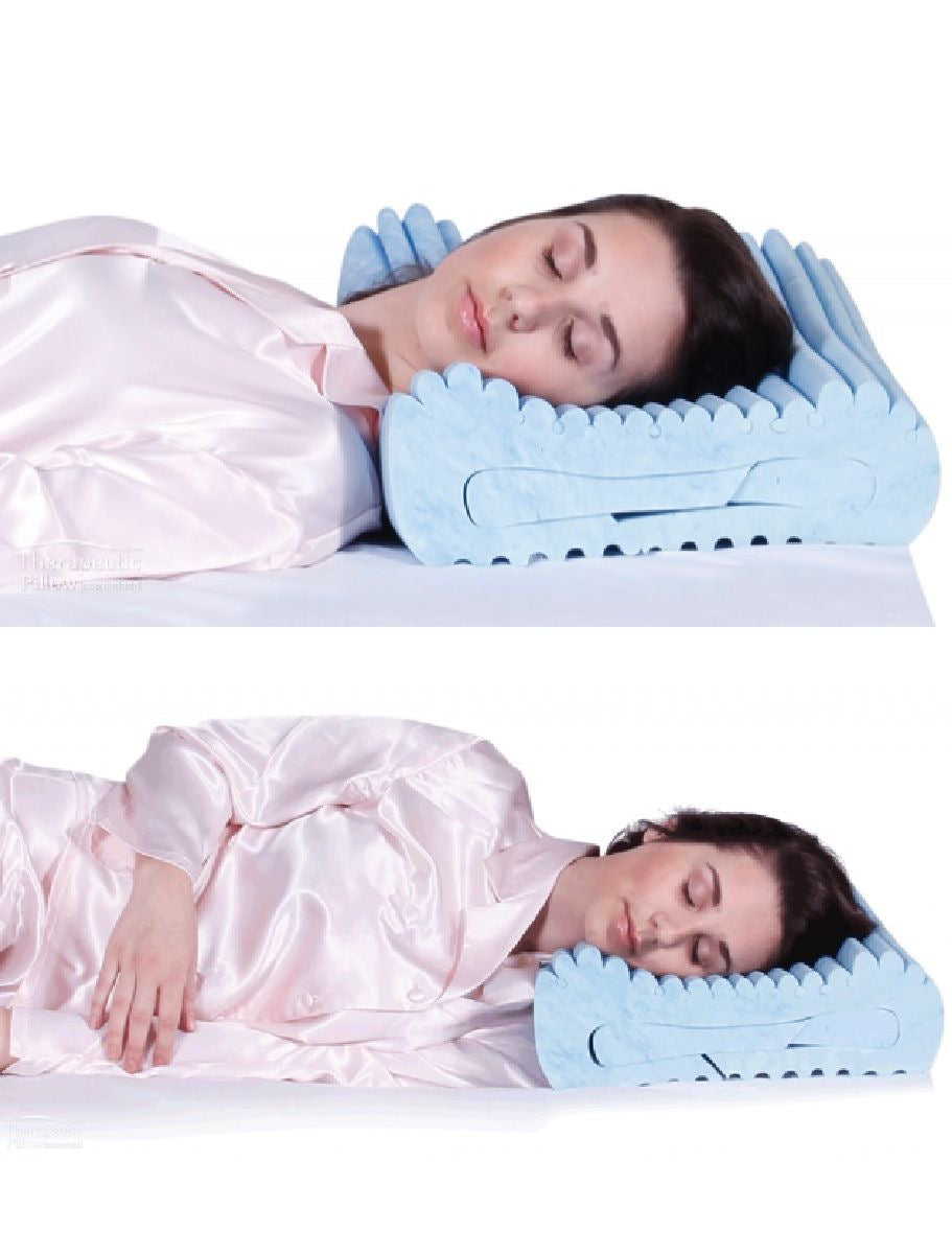 Gel Infused Adjustable Memory Foam Pillow - Extra Soft Therapeutic Pillow